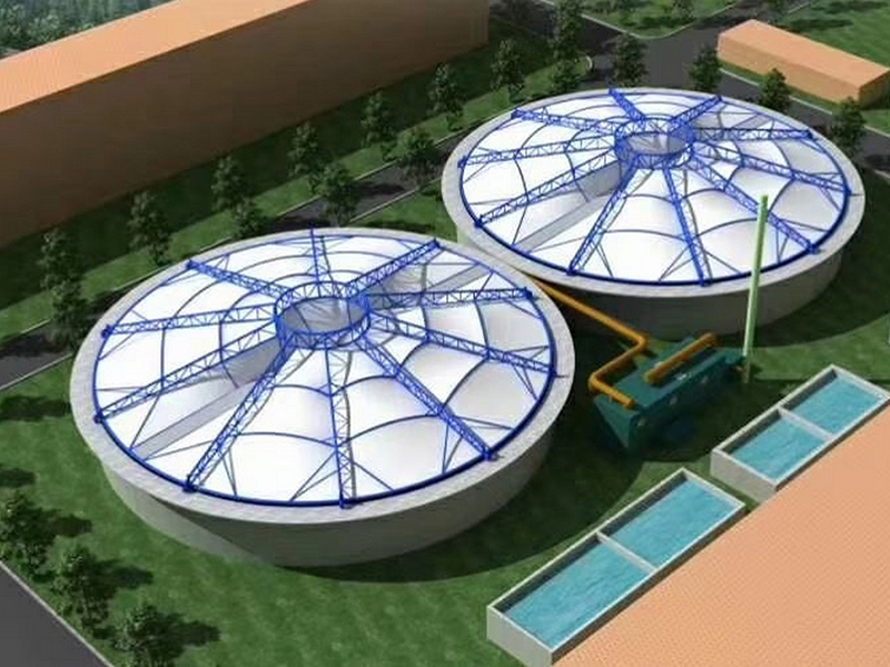 污水池膜结构加盖