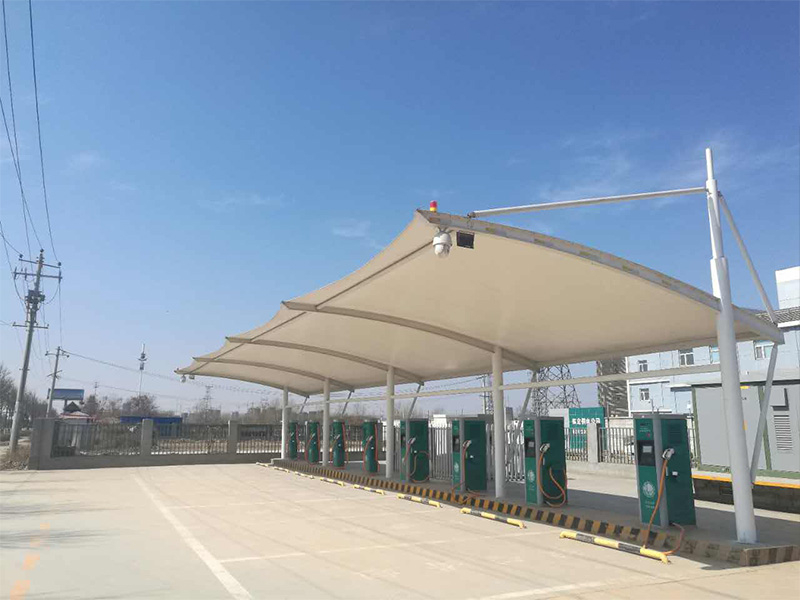 汽车膜结构车棚